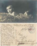Kleinkind auf Fell Serienkarte 4018/1 o 31.10.1918