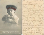 toddler in uniform german patriotika gebr. 1916