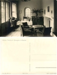 16835 Heilstätte Klosterheide Wintergarten im Rosenhof mit Schachspiel *1956 Hanich0036