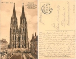 Köln Dom Westseite o 5.9.1917