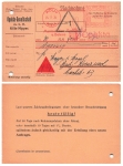 Cologne Riehl sender indicia on cash on delivery Opekta jams July 24, 1934