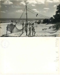 17459 Koelpinsee Usedom beach printer's copy around 1958 Hanich