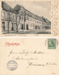 Koenigsberg Neumark Holzstrasse Chojna Bahnpost Berlin-Jaedickendorf Zug 660 13.4.1906