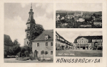 01936 Königsbrück PMulti-image postcard * circa 1950