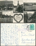 07426 Koenigsee (Thur) - Garsitz via Rudolstadt Country postmark on postcard 4.10.1961