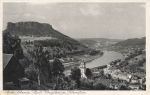 01824 Koenigstein with Lilienstein, Saxon Switzerland, o 1938