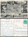 99510 Koesnitz via Apolda country postmark on postcard Usedom o 25.7.1960