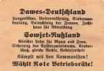 Communist election advertising for the 1924 Reichstag election, original leaflet