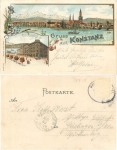 Konstanz Hotel Schönebeck Litho o 22.5.1899