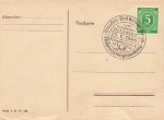Control Council issue Michel 915 special cancellation Philatelist Memorial Day Dresden Bad Weisser Hirsch June 23, 1946