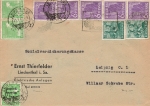Control Council issue tenfold franking o Kreuth near Tegernsee June 23, 1948 to Munich