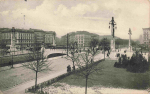 Kreuzberg Berlin Oranienplatz und die Oranienbrücke o 1915