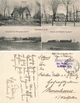 Kreuzdorf Oberschlesien Gołuszowice  Feldpost Rittergut Kreuzdorf Stat. Warschowitz o 1916