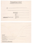 Prisoner of war mail reply letter around 1940 *