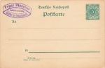 Crown Eagle 5 Pfennig Reichspost postal stationery *