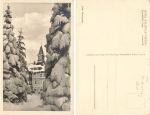 Krummhuebel Riesengebirge Schlesien Hotel goldener Frieden Karpacz * um 1930