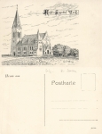 Kunzendorf Niederlausitz Kirche Kunice Zarskie * um 1910