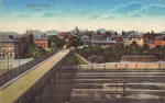 Landau Pfalz Eisenbahnbrücke gebr. 26.03.1919