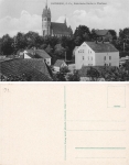 Landsberg Ostpreussen Kirche und Pfarrhaus Gorowo Ilaweckie * um 1920