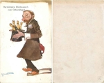 Landstreicher mit Sekt Künstlerkarte  * um 1910