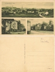 Langenoels Schlesien am Bahnhof Restaurant Olszyna * um 1910