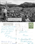 76593 Lautenbach Landpoststempel o 11.7.1962 AK mit Gasthof Lautenfelsen