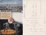 Lauterbach stocking card Gustav Mandt-Verlag gebr. around 1930