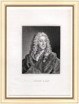 Law John inventor of paper money original steel engraving around 1830