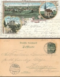 Lehrbach Oberhessen Farblitho o 25.8.00