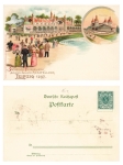 Leipzig Saxon-Thuringian Industry and Commerce Exhibition Private Postal Stationery 1897 *