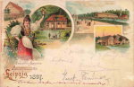 Leipzig Industrial and Commercial Exhibition Lithograph No. 7, 1897