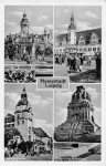 Leipzig Messestadt Mehrbildkarte o 1961