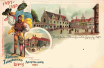 Leipzig Saechsisch Thueringische Industrie und Gewerbe Ausstellung 1897 Litho Nr 9