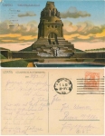 Leipzig Monument to the Battle of the Nations on April 1, 1918