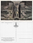 Leipzig Völkerschlachtdenkmal * um 192 Stirnwand der großen Freitreppenanlage