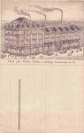 Leipzig Petersstrasse 23 Haus "zur Flora" Litho um 1910