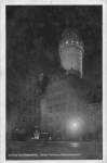 Leipzig Neues Rathaus bei Nacht * um 1930