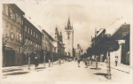Leitmeritz Lange Gasse Böhmen Litoměřice o 1928