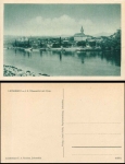 Leitmeritz Elbeansicht mit Dom * ca. 1930