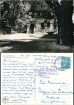 09509 Lengefeld-Obervorwerk via Pockau (Floehatal) country postmark o 17.9.58