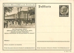 Get to know Germany! BAd Mergentheim postal stationary 6 Pfennig Hindenburg brown * 1941