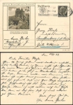 Get to know Germany! Moselkern stationary 6 Pfennig Hindenburg brown o Magdeburg 23.5.1939