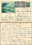 Get to know Germany! Sellin stationary 6 Pfennig Hindenburg green o Wernigerode 30.6.1934