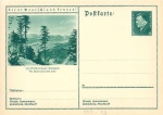 Get to know Germany! Waldenburger Bergland stationary 6 Pfennig Ebert *around 1930