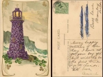 Art Nouveau lighthouse Litho o 21.5.1904