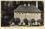 01454 Liegau Augustusbad Radeberg manor house rural postmark o 28.6.1933 on postcard