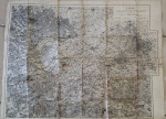 Lille and the surrounding area General staff map of the Bavarian map printing company around 1916