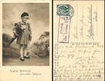 01723 Limbach on Dresden country postmark on postcard school beginning o 22.4.1935