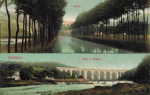 Limmritz Kanal Steg und Viadukt o 1914