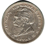 Litauen 5 Litai 1936 Jonas Basanavicius 